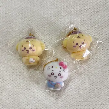 치이카와 (먼작귀) x 산리오 캐릭터즈 시크릿 플로키 마스코트 참