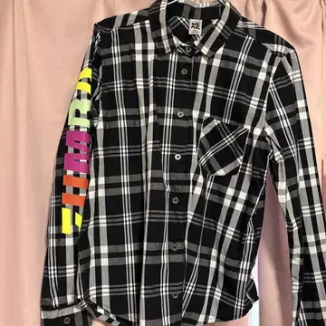 ZUMBA WEAR 체크 무늬 긴팔 셔츠