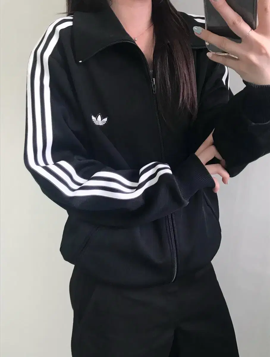 Adidas 아디다스 블랙 서독제 파이어버드 트랙탑 트랙탑