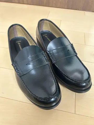 블랙 가죽 로퍼
