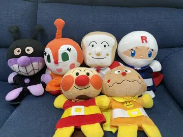 호빵맨 봉제 인형 6종 세트 퍼펫