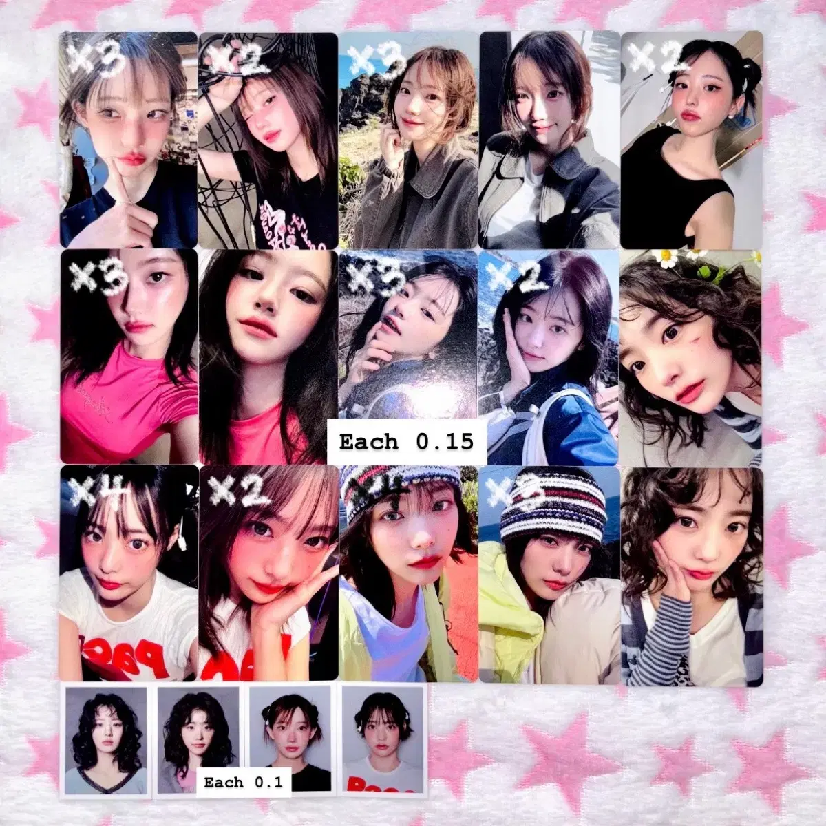 Qwer album poca wts ID card photo holding back tears