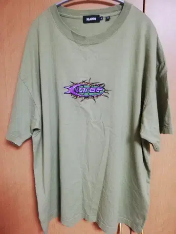 XLARGE 올리브 그린 티셔츠 XL
