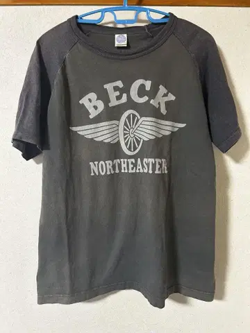 BECK 그레이 래글런 슬리브 T셔츠 토이즈 맥코이 L 사이즈