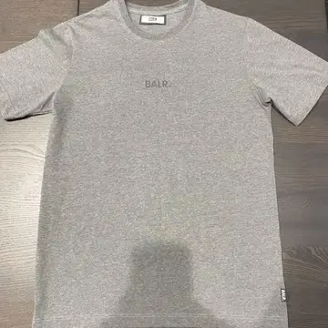BALR. 볼러 클래식 반팔 티셔츠 실버 로고 L 새상품급