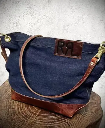 RRL 데님 숄더백 남녀 공용