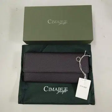 131 미사용 새상품 치바부에 보라색 소가죽 장지갑
