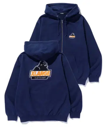 X-LARGE SLANTED OG ZIP HOODED SWEATSHIRT