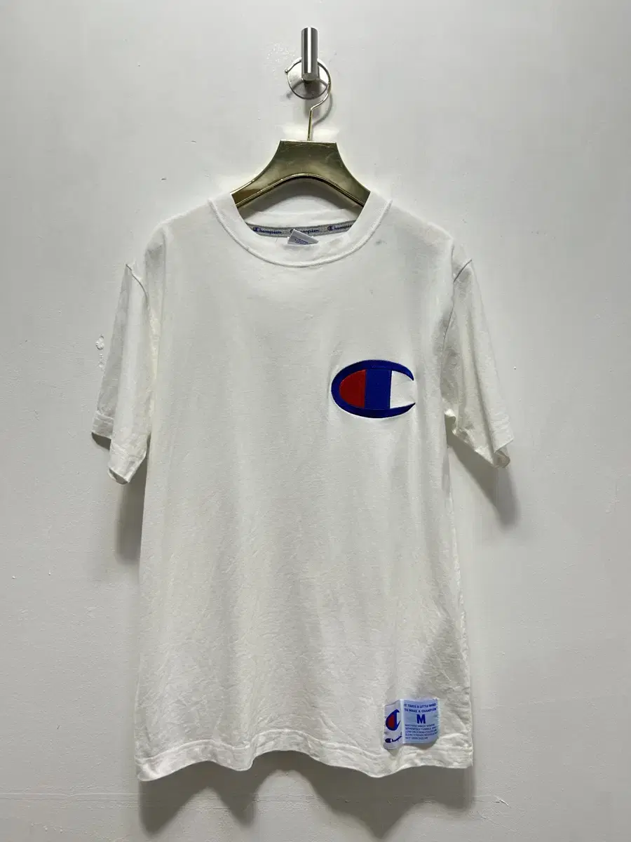 챔피온 여성 반팔티셔츠 빅로고 M