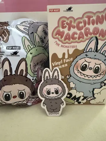팝마트 라부부 마카롱 참깨 콩