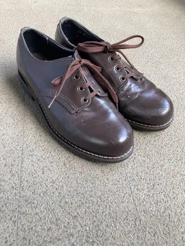 브라운 가죽 워크 슈즈, 미국제