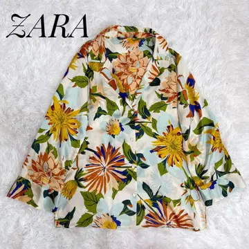 [새상품급] ZARA 보태니컬 플라워 셔츠 M