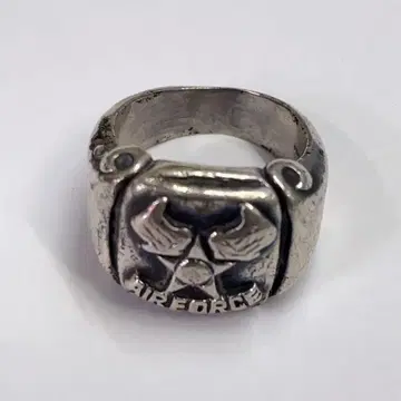 빈티지 US AIR FORCE SILVER 반지 18호