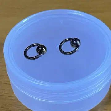 아나토메탈 캡티브 비즈링 브론즈 6.4mm 16g 2개 세트