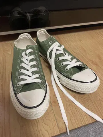 컨버스 올스타 헴프 그린 스니커즈