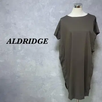 ALDRIDGE 미모레 원피스 슬릿 빅 실루엣 카키 3978