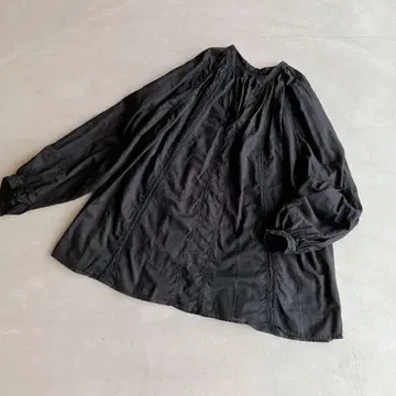 Spick & Span 레이스 콤비 풀오버 블라우스