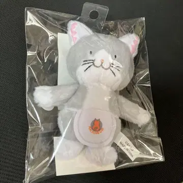 봉제 인형 마스코트 라면 빨간 고양이 사사키