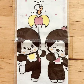 레어 70년대 몬치치 손수건 쇼와 레트로