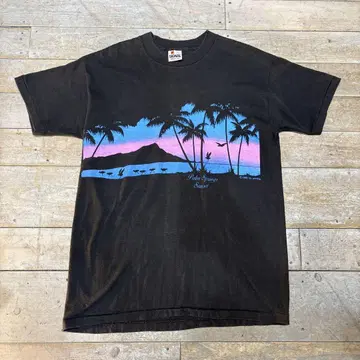 80년대 티셔츠 USA Palm Springs Sunset M 사이즈