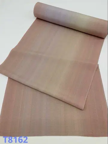 코몬 문양 세로 흐림 순수 실크 옷감