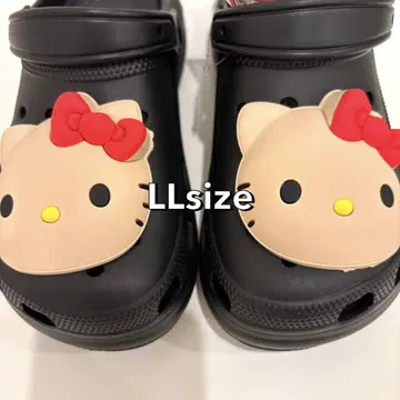 아베일 x 키티 콜라보 일광화상 통굽 샌들 LL