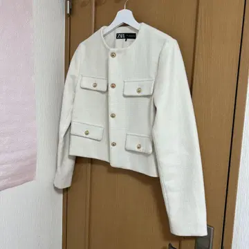 자라 노카라 아이보리 자켓 S 사이즈