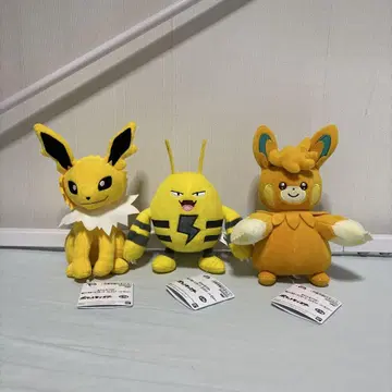 포켓몬스터 봉제 인형 ~썬더, 일렉트릭, 파모트~