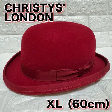 크리스티 런던 울 보러 햇 XL (60cm) 레드 빨간색