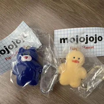 mojojojo 피규어 마스코트 오리 고양이 2종 세트
