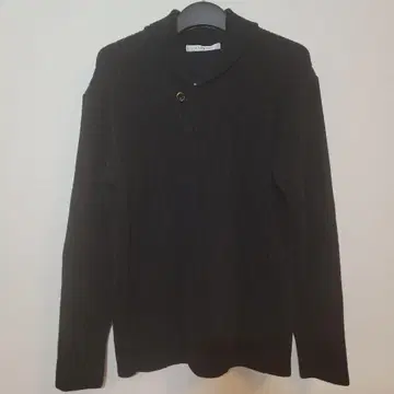 INTERMEZZO 스웨터 버튼 XL(LL) 블랙