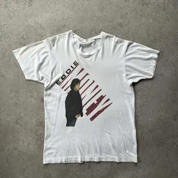80s90s 에디 머니 뮤직 티셔츠 USA제 화이트 XL 상당