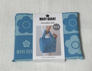마리 콴토 에코백 세탁 가능 가방 블루 MARY QUANT
