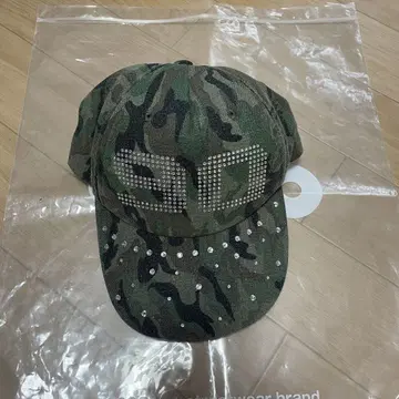 9090걸 번호 표시 스터드 캡 그린 카모