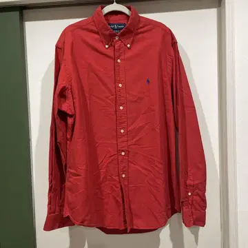 Ralph Lauren 버튼 다운 셔츠 빨간색 빅 사이즈