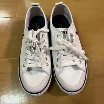 폴로 랄프 로렌 화이트 스니커즈