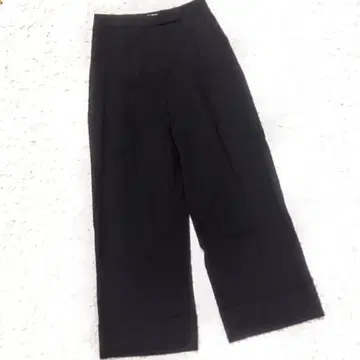 띠어리 럭스 23SS CRISP LINEN 와이드 팬츠 밑단 더블 M