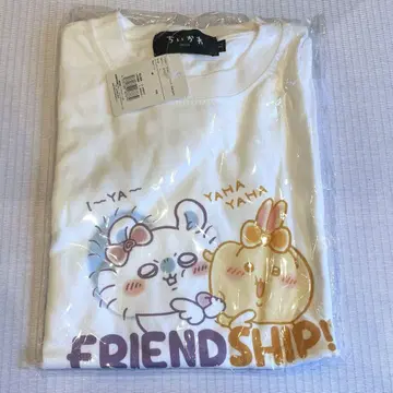 마지카루 치이카와 (먼작귀) 티셔츠 FRIEND SHIP!? L 사이즈
