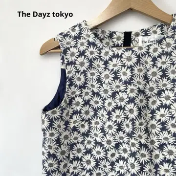 The Days tokyo 꽃무늬 슬리브리스 원피스