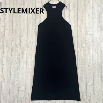 STYLEMIXER 2피스 아메스리 니트 시어 원피스 [S] 하자품