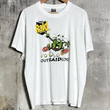 90년대 USA제 Johnson wax Raid Tee