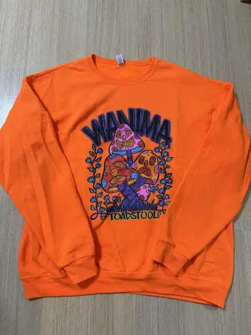 WANIMA 라이브 한정판 맨투맨 오렌지 XL
