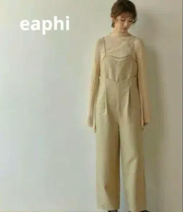 eaphi bustier line salopette 베이지 M
