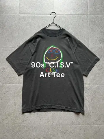 90s Art Tee 아트 티셔츠 C.I.S.V 기업 티셔츠 페