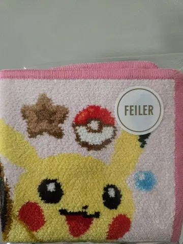 미사용 새상품 미개봉 FEILER 페일러 포켓몬 피카츄 손수건