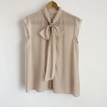 United Arrows 쉬폰 보타이 블라우스