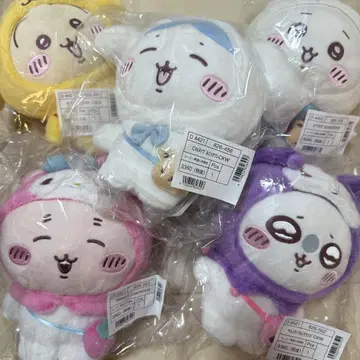 5개 컴프 세트 치이카와 (먼작귀) 산리오 캐릭터즈 봉제 인형