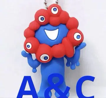 2점 2025 오사카 간사이 엑스포 PVC 마스코트 akuaku A와 C