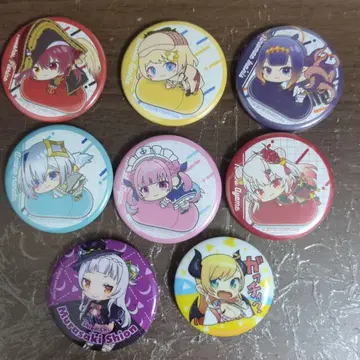 Vtuber 캔뱃지 아크릴 키링 세트