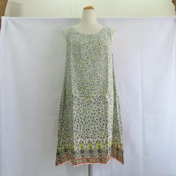 새상품 튜닉 에스닉 동양풍 도트 무늬 M583